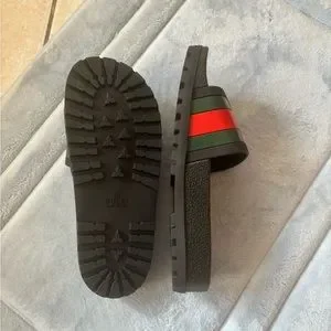 Shoes | Green And Red Slides Brand New Never Worn | Poshmark display picture 3